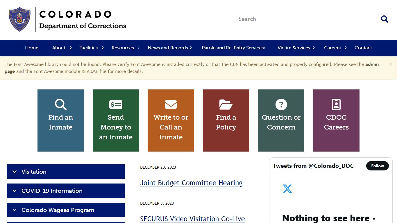 CDOC Offender Search - doc.state.co.us